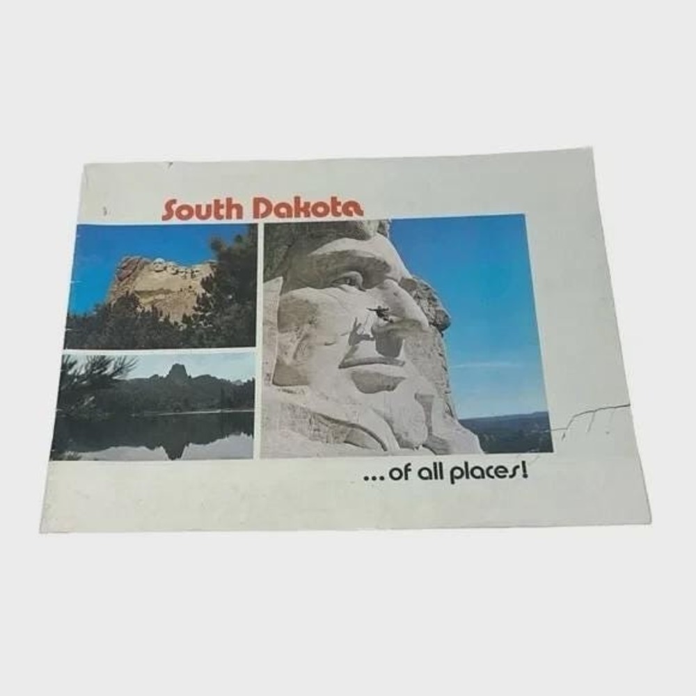 South Dakota of All Places Vintage Travel Brochure 1973